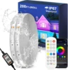 Ip68 Outdoor Waterproof Led Strip 24V Music Sync Rgb Led Ribbon 50 M 10M 30M App And Remote Control Led Light Strips For Outside
