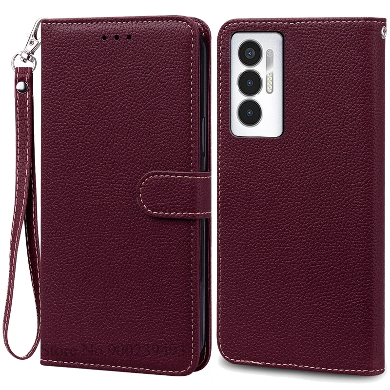 Premium Wallet Leather Flip Cover - Elegant Phone Case with Bumper Protection
