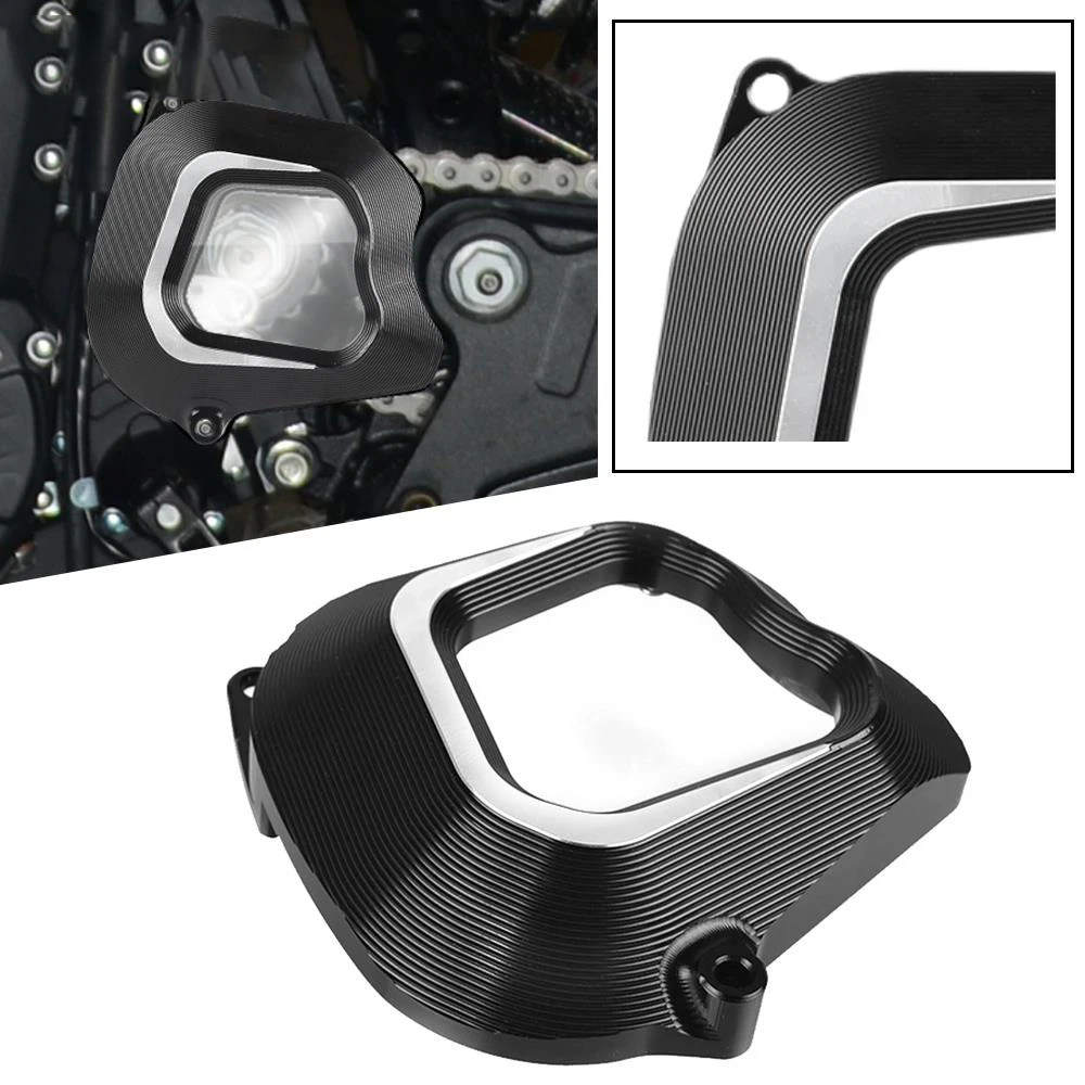 

CNC Front Sprocket Cover Drive Shaft Cover Guard protector Frame Hole Cover For CF MOTO CFMOTO 700CLX 400NK 650NK 650GT CLX700