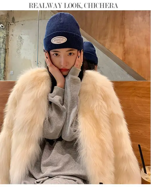 2025 New Winter Womens Faux Fur Coat Fashion Casual