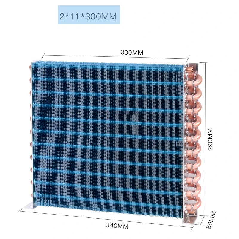AircooledCondenserRadiatorCoolingFinFreezerRefrigeratorCopper