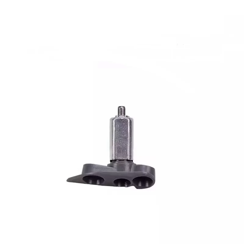 Vue en gros plan de l'axe de bras pour DJI Mini 5 Pro, montrant le pivot avant/arrière.