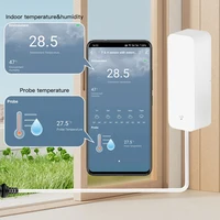 Tuya WiFi Temperature Humidity Sensor With External Probe for Smart Home Hygrometer APP Monitoring for Plants Aquarium - Image 4