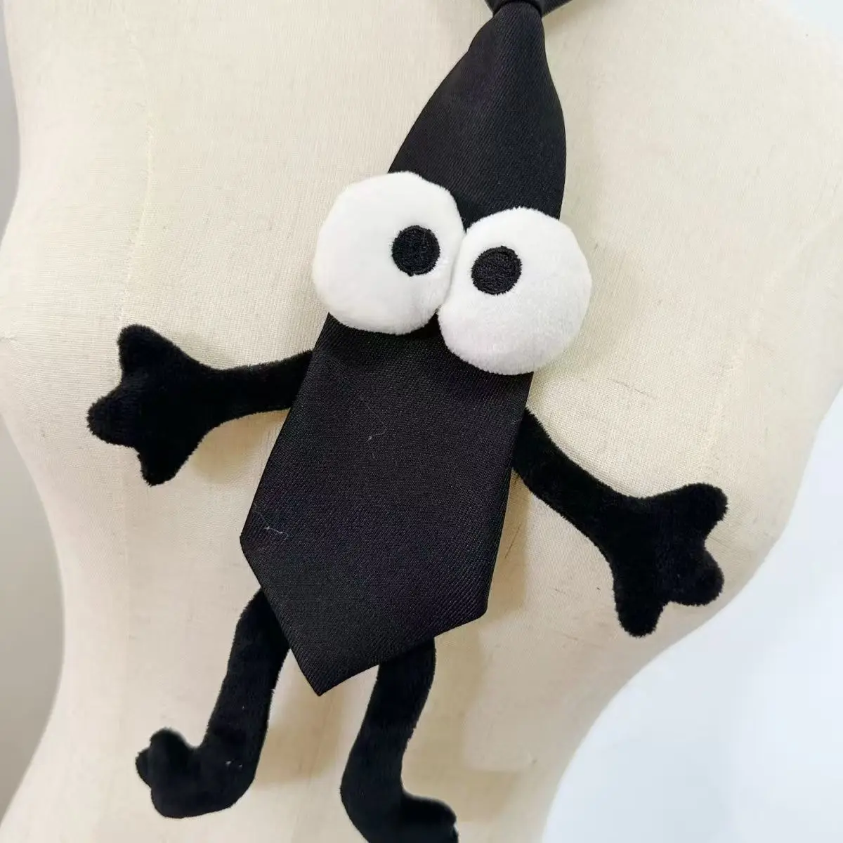 Cartoon Rabbit Child Tie Boy Student Baby Suit Necktie Small College Ties for Children's Clothing School Uniforms Tie
