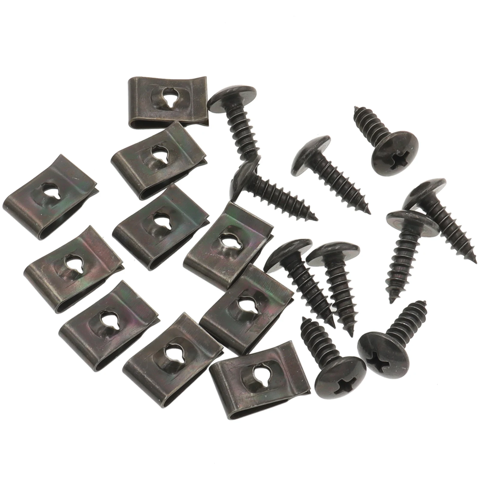 

10 комплектов M5 * 16 мм армейский зеленый антикоррозийный саморез винт с зажимом для мотоцикла скутера внедорожника питбайка