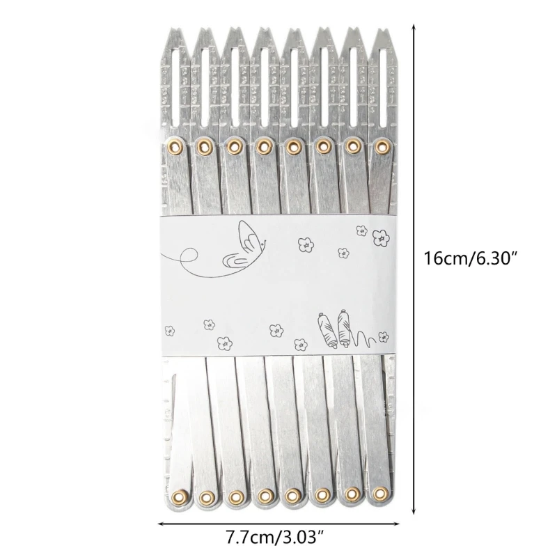 Knopfloch Abstandslehre Aluminium Nählehre - Verst Produktbild-Vorschau 4