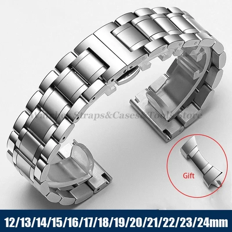 Beautiful Affordable Stainless Steel 21 mm Watch Wristband NY1367_K0019560
