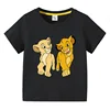 Potdemiel SummerThe Lion King Simba Printed Boys Cotton T Shirt Baby Girls Clothes Short Sleeve Tee Tops for 2-10 Years 2