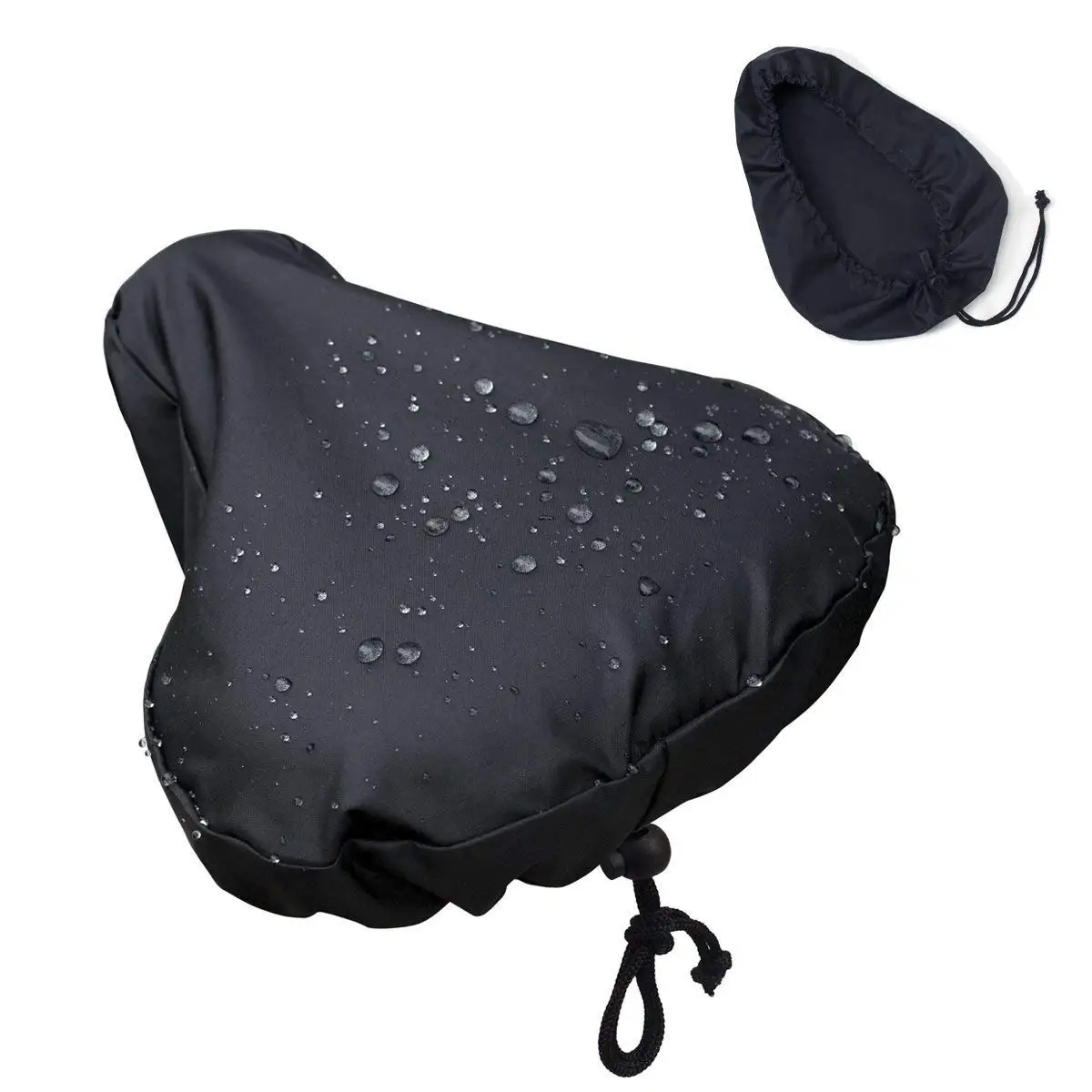 

Bike Seat Cover Bicycle Seat Rain Cover Waterproof Bike Cushion Seat Protector with Drawstring for Rainproof and Dust Resistant