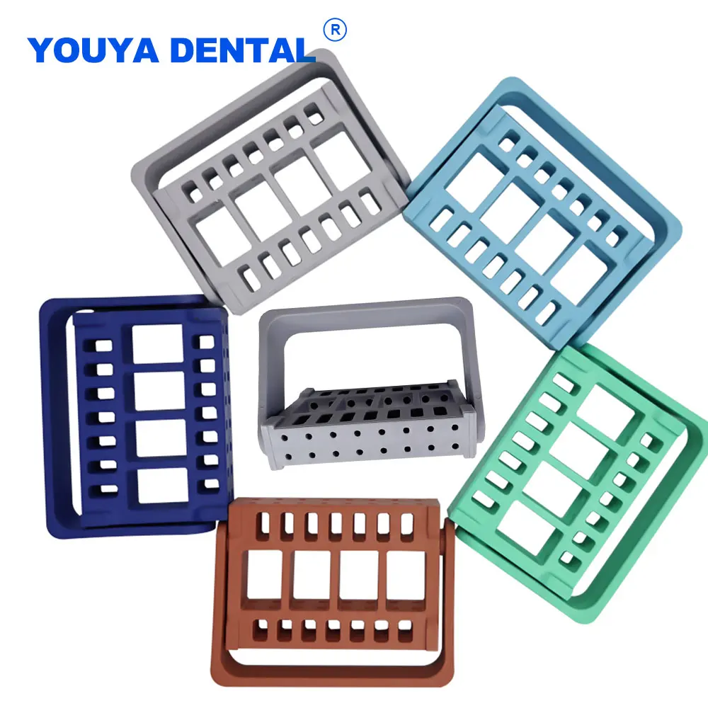 

Dental Endo Files Holder 16 Holes Endodontic Plastic Drill Stand Root Canal File Block Dispenser Endo Box Dental Sterilization