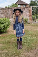 Clearance sale AS AW25 print denim collection flower denim boys girls familly match clothes - Image 5