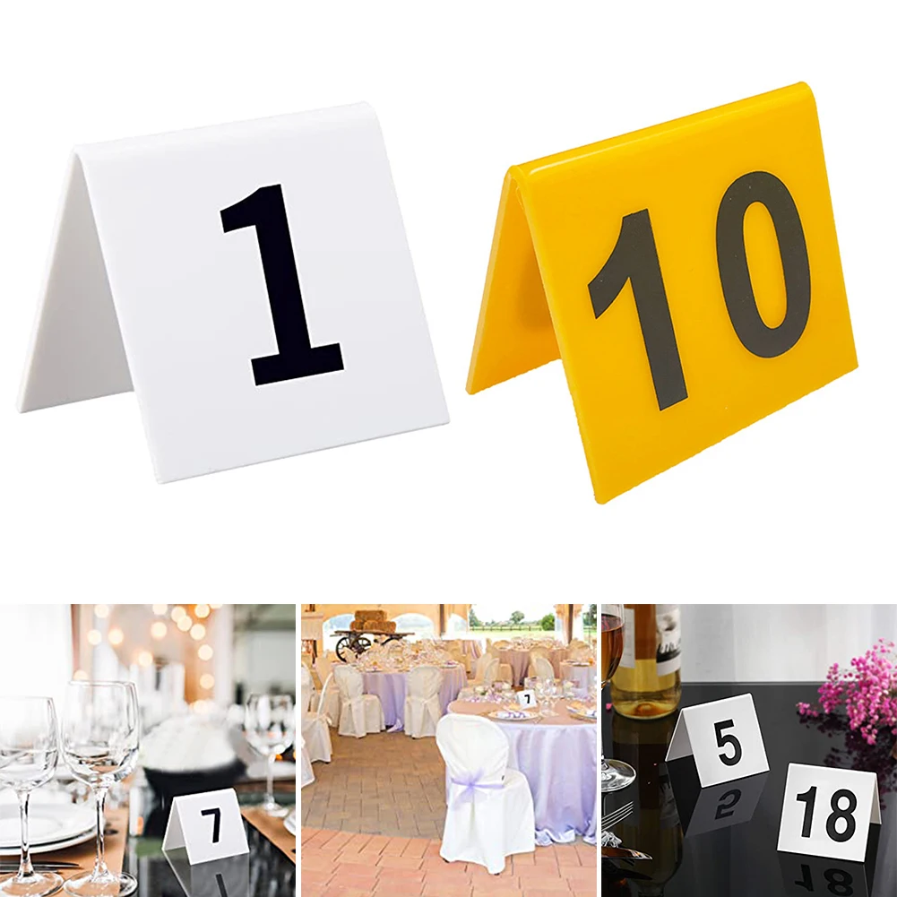 Acrylic Table Tent Sign Table Number Signs 1-20 Acrylic Number For Wedding Roman Numerals Signs