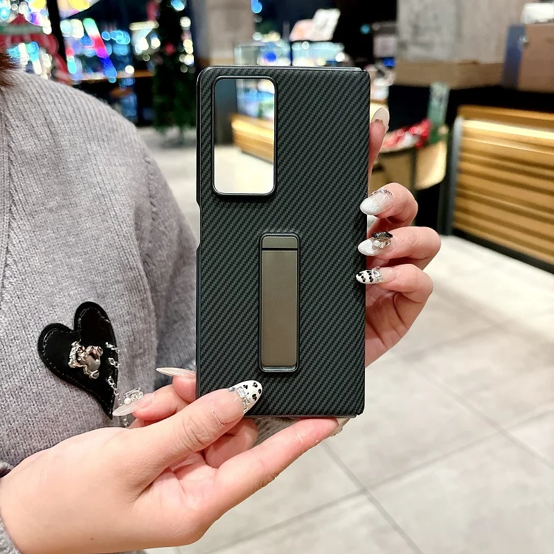 Durable Hard Stand Case with Plastic Fiber Cover