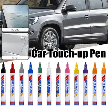Penna per vernice per riparazione graffi auto Penna per riparazione vernice per ritocco ad asciugatura rapida Pennarello per pneumatici per ruote impermeabile Penne per pittura per rimozione graffi automatici 1