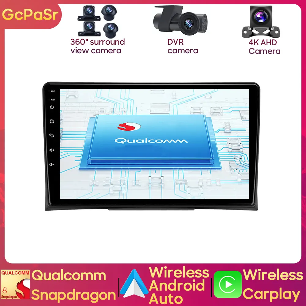

Автомобильный радиоплеер Qualcomm Snapdragon для Volkswagen VW Multivan T5 2003 - 2015 Android-навигация GPS аудио Carplay CPU BT