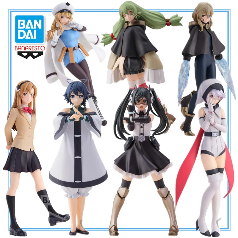 Originale Bandai Shy Hero Momijiyama Teru Spirits Lady Black Kufufu Li Mingming Anime Figure Action Model Giocattoli Da Collezione Gif