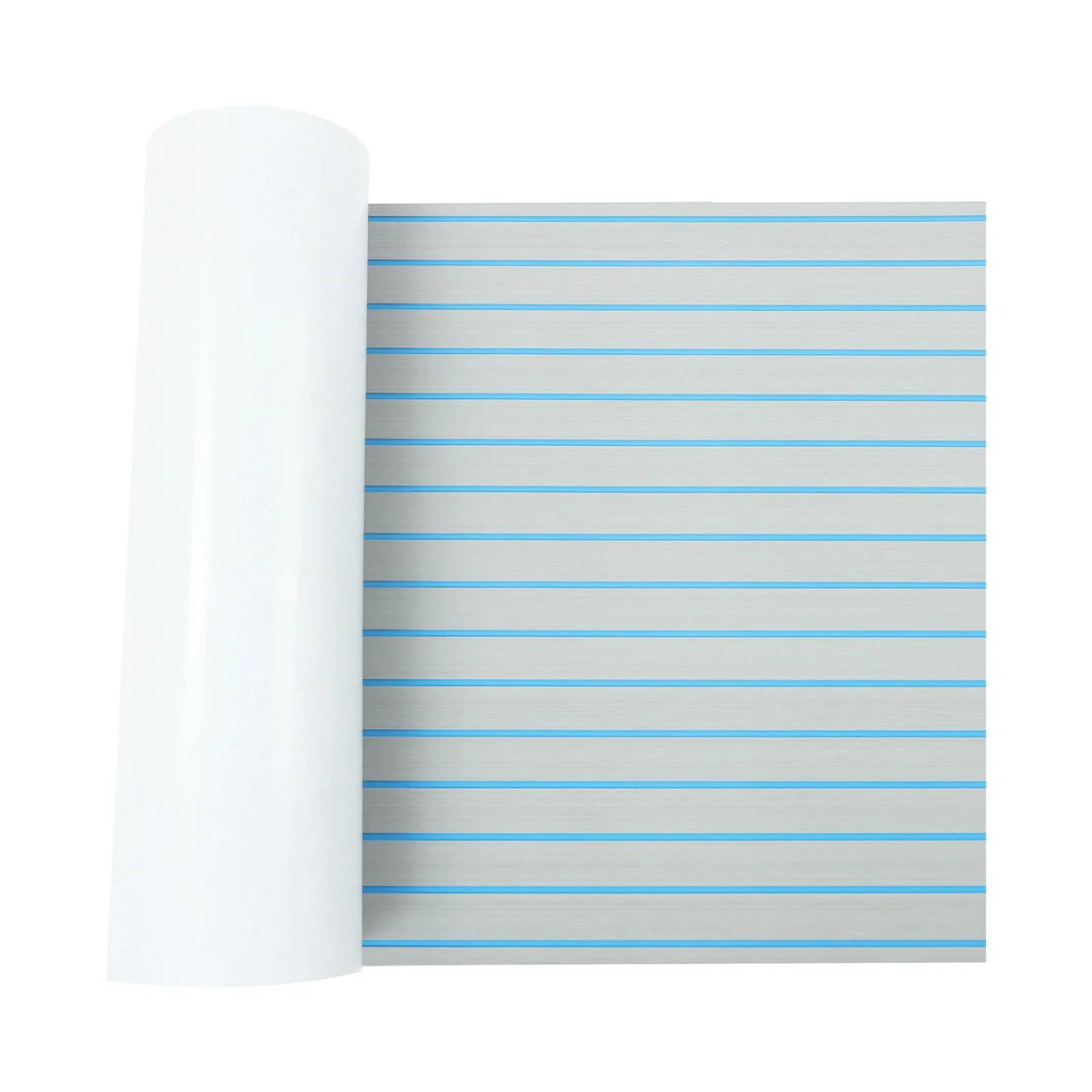 240x90cm Rutschfeste EVA-Schaumstoffmatte für Bootsdeck Yachtboden, Wasserdichter Anti-Rutsch DIY Grau-Blau Gestreifter Bodenbelag – Detail 9