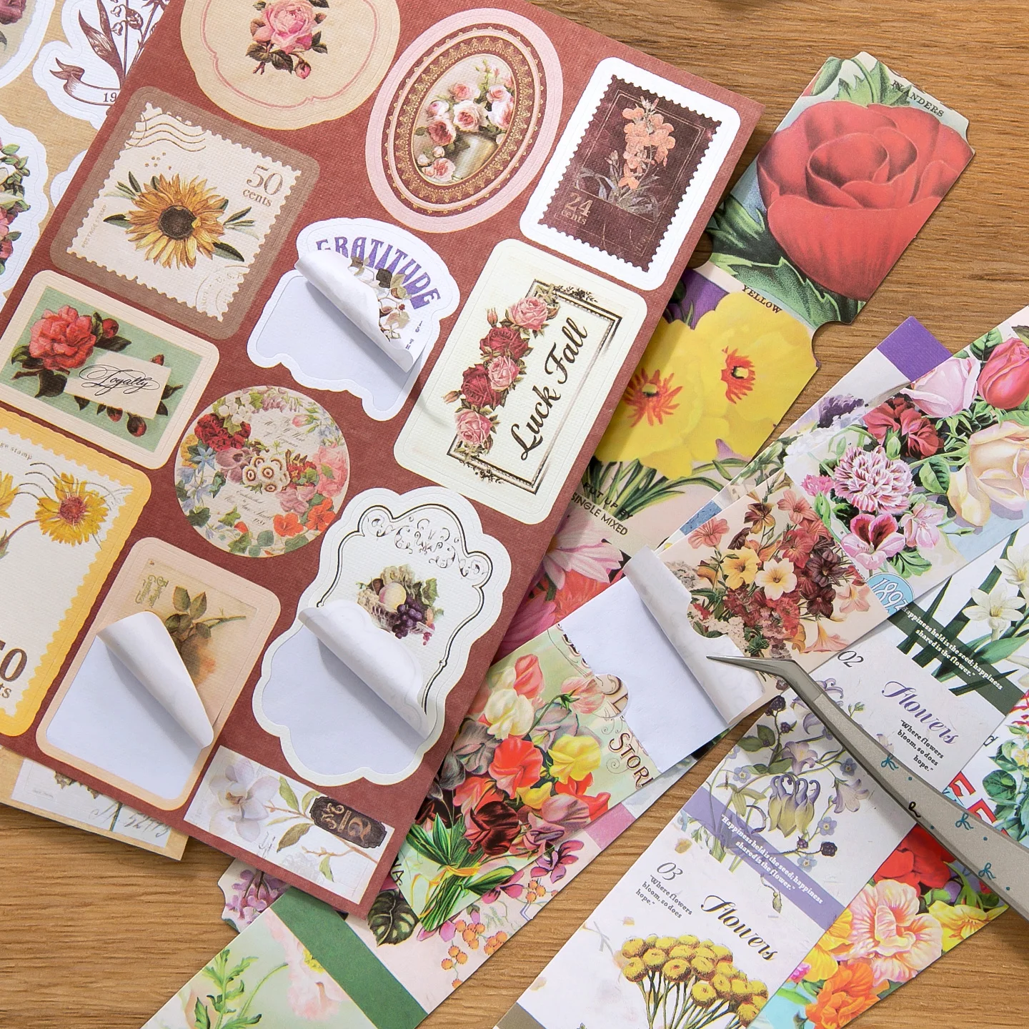 4 confezioni/LOTTO Blocco note portatile in carta decorativa retrò, carino e grazioso, per appunti. - immagine 5