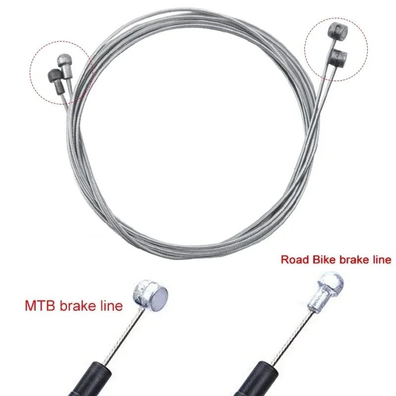 Bicycle Brake Cable Housing RGO Bicycle Brake Cable Housing Group Set For MTB Mountain Bike Derailleur Shifter Lever Cable With Bike Cap