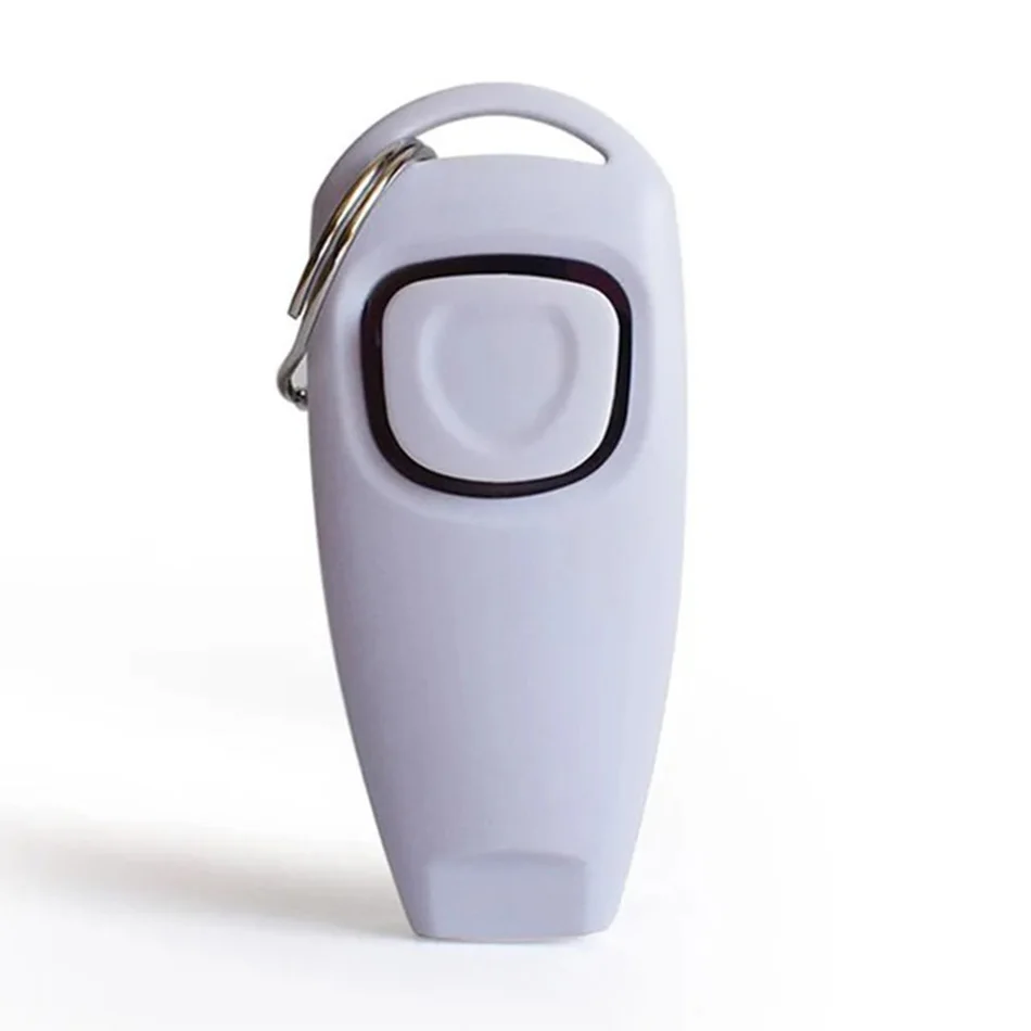 Pet Multifunction 2 in 1 Clicker & Whistle Dog Trainer Clicker With Keyring Pet Puppy Trainer Dog Flute & Supplies