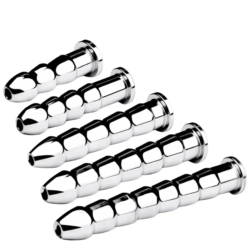 Stainless Steel Hollow Penis Urethral Plug Ejaculation Delay Sex Toys Male Chastity Urethra Stimulate Dilator Adult Game