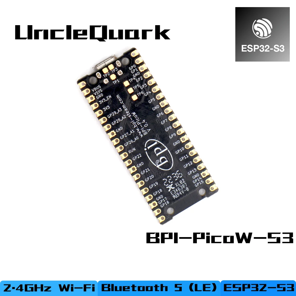 ٳ   ҽ ÷ ESP32 BPI-PicoW-S3 ,  BT PSRAM ÷ , I2C , ũ̽ ESP-IDF Ƶ̳