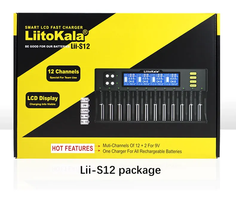 Liitokala Lii-S8 充電器 リチウムイオン電池 LiitoKala Lii-S8
