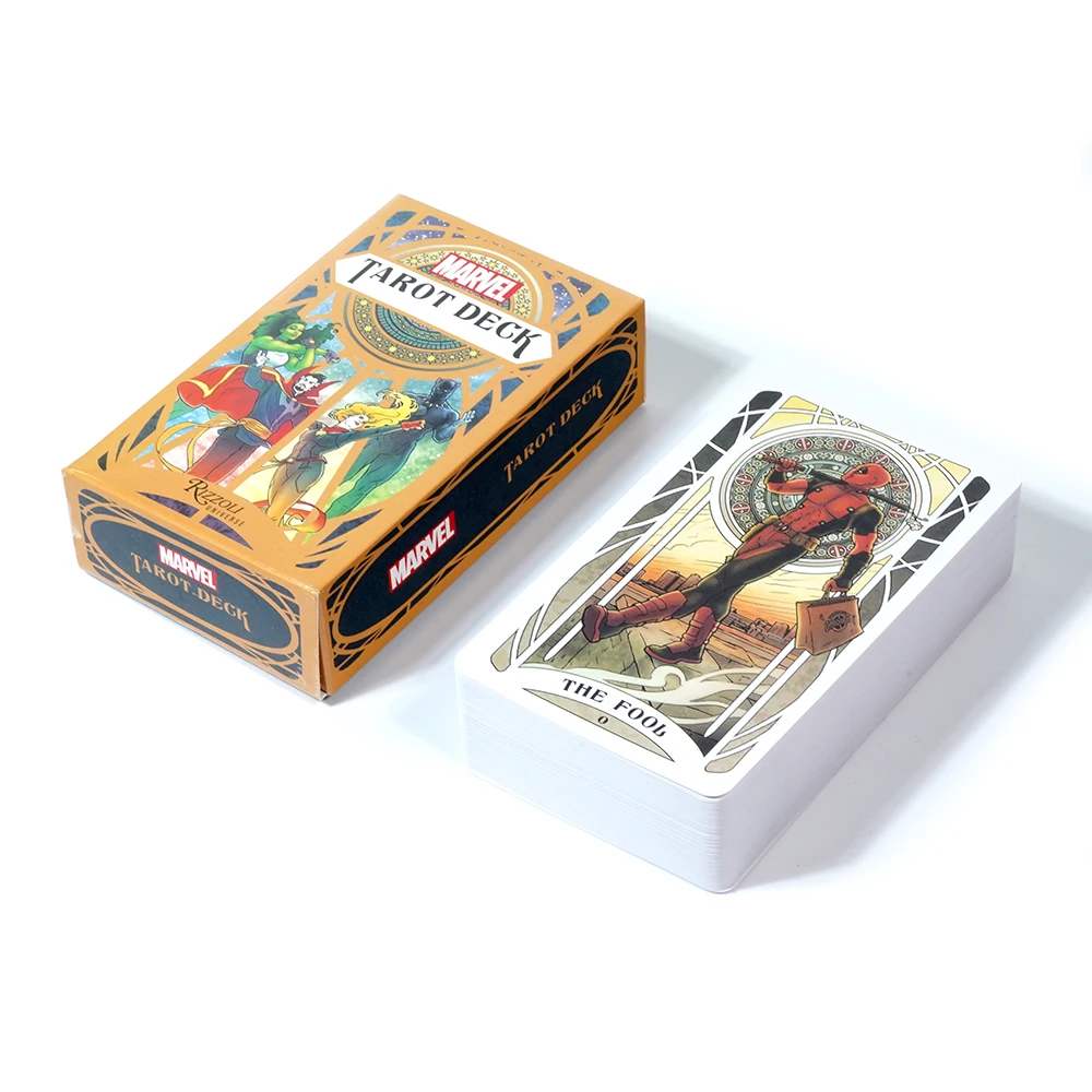 Marvel Tarot Look into the future with this lavishly illustrated tarot deck newly commissioned artwork of the Marvel Comics cano 6