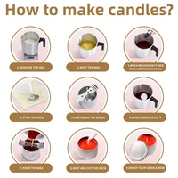 Metal Candle Wick Centering Devices Stainless Steel Candle Wick Holder for Candle Making DIY Making Lovers 6