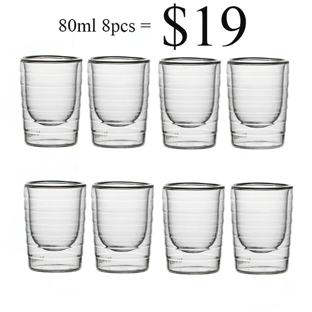 180/220Ml 4Pcs Drinking Glass Cups Small Round Square Milk Cups Whiskey  Glasses For Water Coffee Milk Juice Drink Cup Water Cup - AliExpress