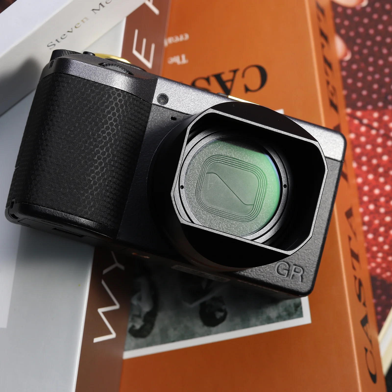 Haoge Metal Square Lens Hoods for RICOH GRIV GR4 Camera