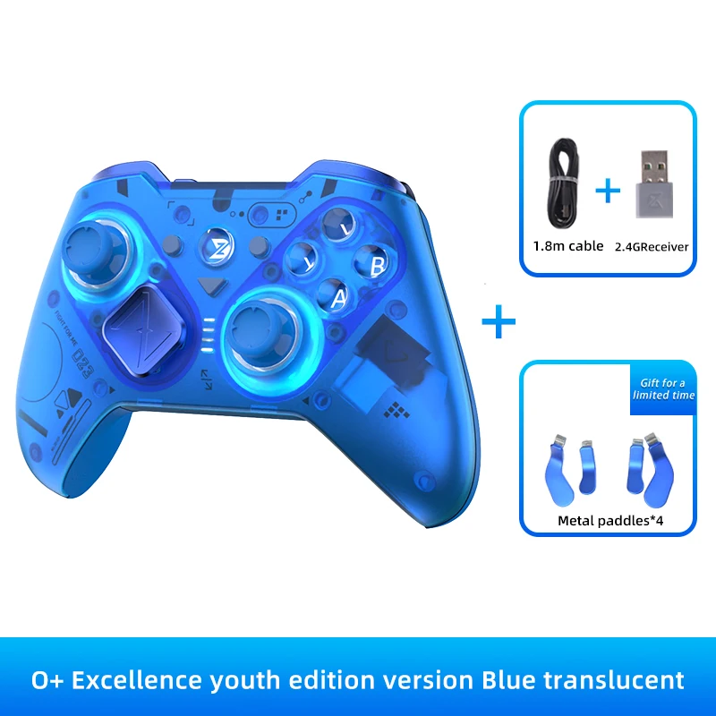 وحدة تحكم ألعاب متميزة من 8BitDo Ultimate، تتميز ب...