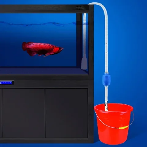 

Aquarium Siphon Fish Tank Syphon Vacuum Cleaner Pump Semi-automatic Water Change Changer Gravel Water Filter Semi-automati