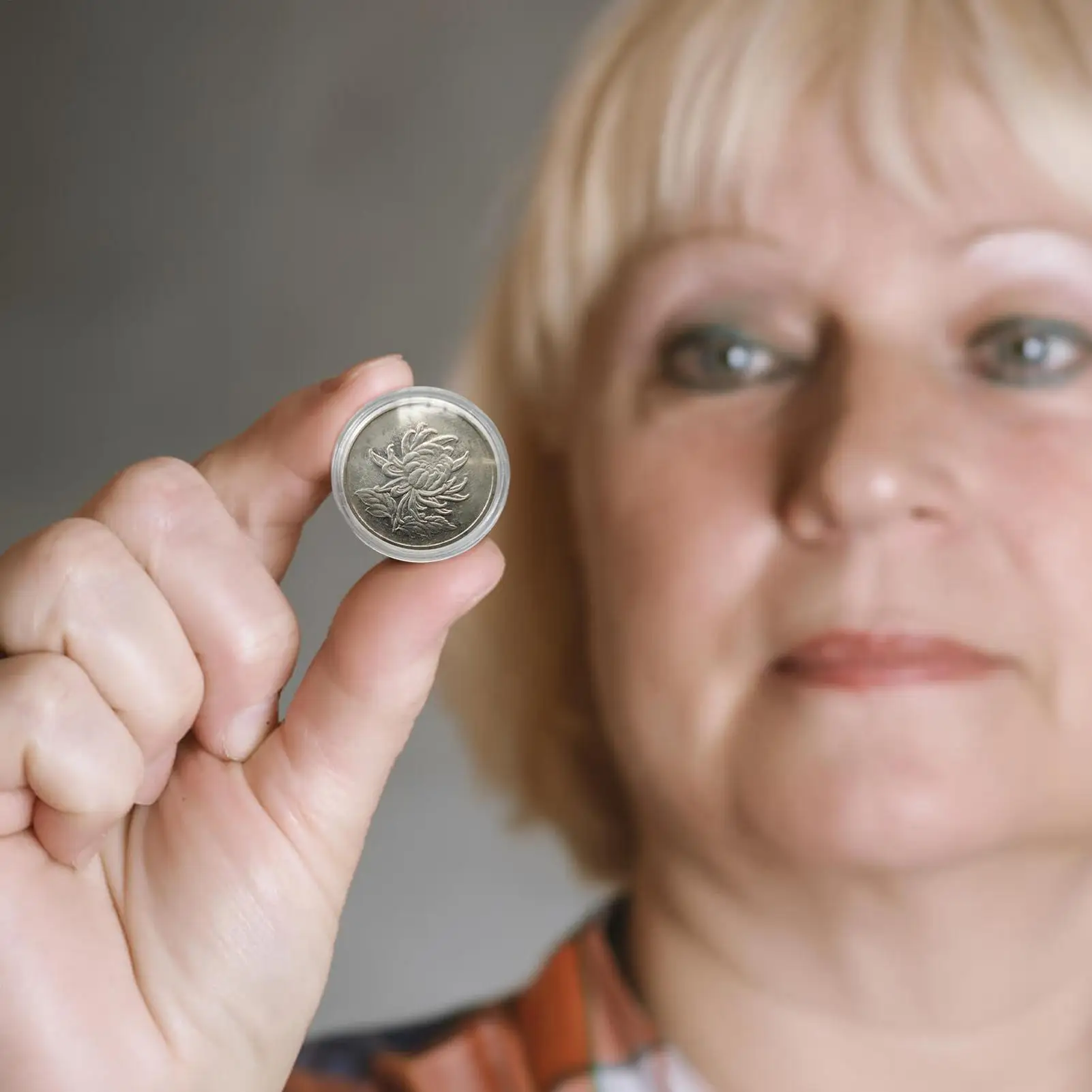 Coin Cases Coin Storage Box Transparent Portable Containers 5 Pieces Small Items Money Jewelry Savings For Men Women Kids