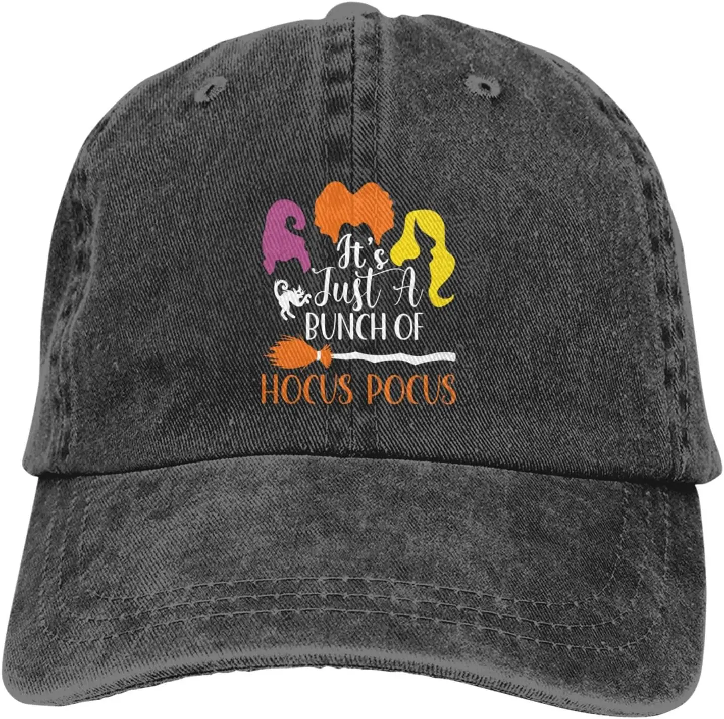 

Hiking Hats for Women Halloween Sport Hat for Womens Sports Hats Quick Dry It's Just A Bunch of Hocus Pocus Cute Hats