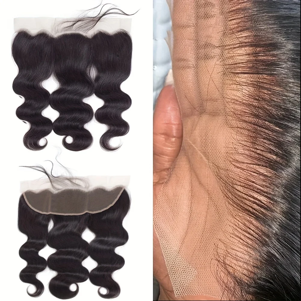 Ear to Ear Brazilian Body Wave Lace Frontal Swiss Lace Frontal Human Hair Remy Hair Transparent Closure 13x4 lace front human hair wigs lace frontal closure lace human hair human hair wigs