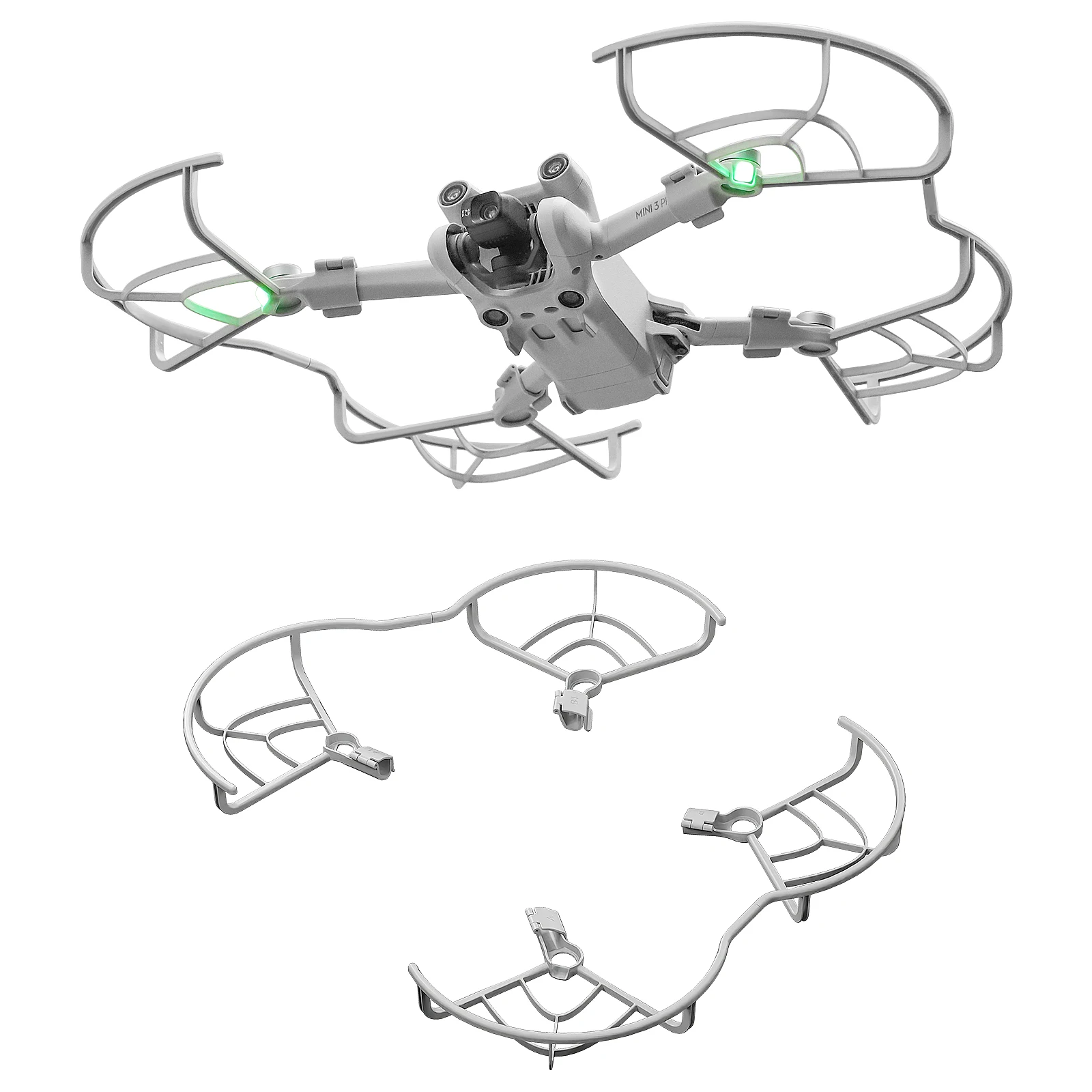 

For DJI Mini 3 Pro Drone Propeller Guard Props Protector Anti-collision Integrated Bumper Blade Protective Cover Accessories