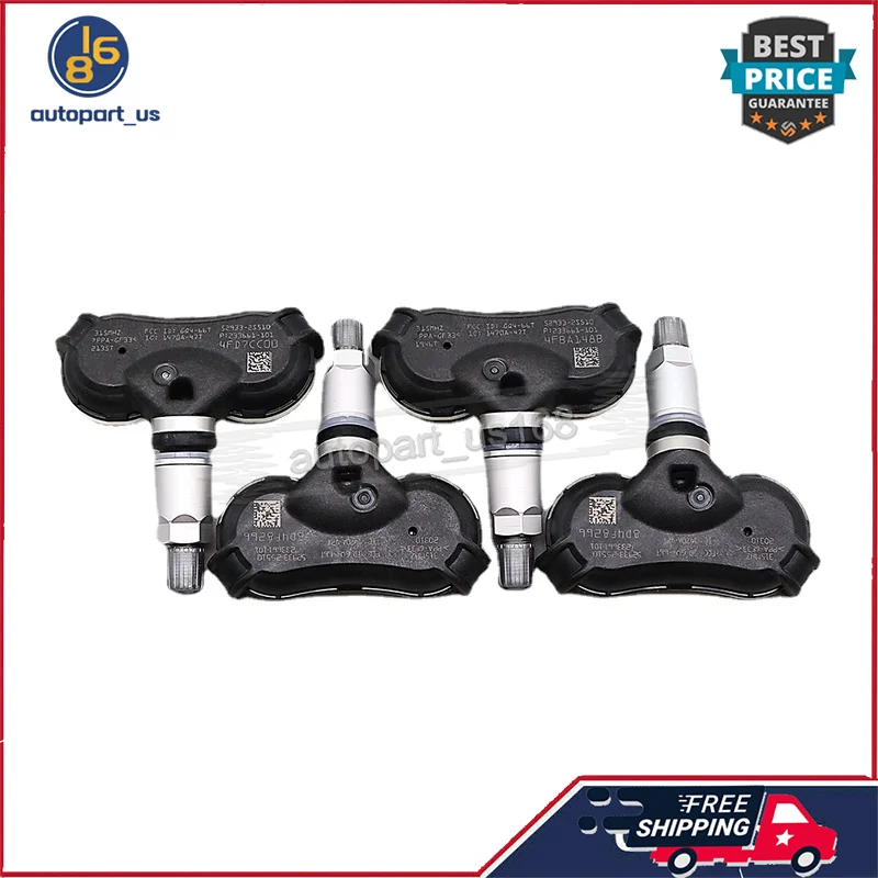 Ÿ̾ з ͸ ý , 4x TPMS, 315MHZ, 52933-2S510, 529332S510,   2014-2015  Ƽ 2016-2021
