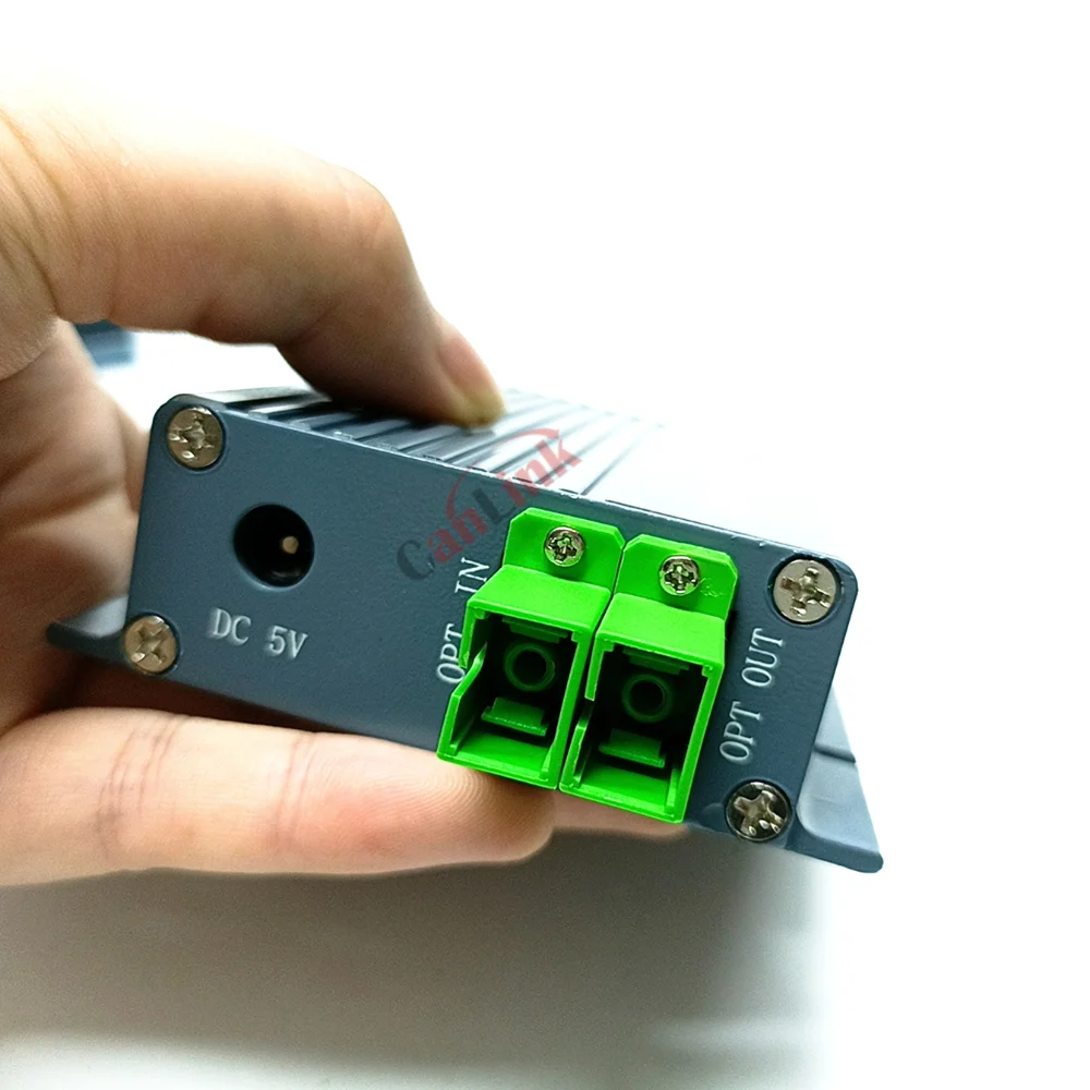 FTTH CATV Optical Receiver High Level Fiber WDM Converter SC APC/UPC Duplex Connector Mini Mode With 2 Output RF Inch