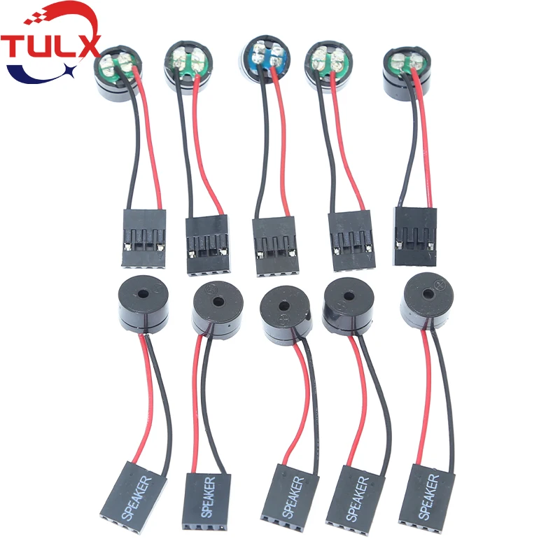 

10 Pcs Motherboard Diagnostic Built-in Speaker Buzzer Speaker Alarm for PC