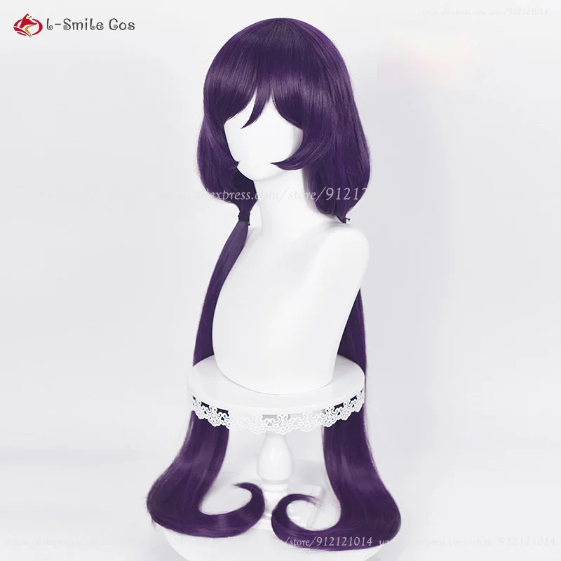 Nozomi Tojo Cosplay Perücke 100cm Lila Schwarz mit Doppelpferdeschwanz Hitzebeständig + Haarnetz 16 Nozomi Tojo Cosplay Perücke 100cm Lila Schwarz mit Doppelpferdeschwanz Hitzebeständig + Haarnetz 5