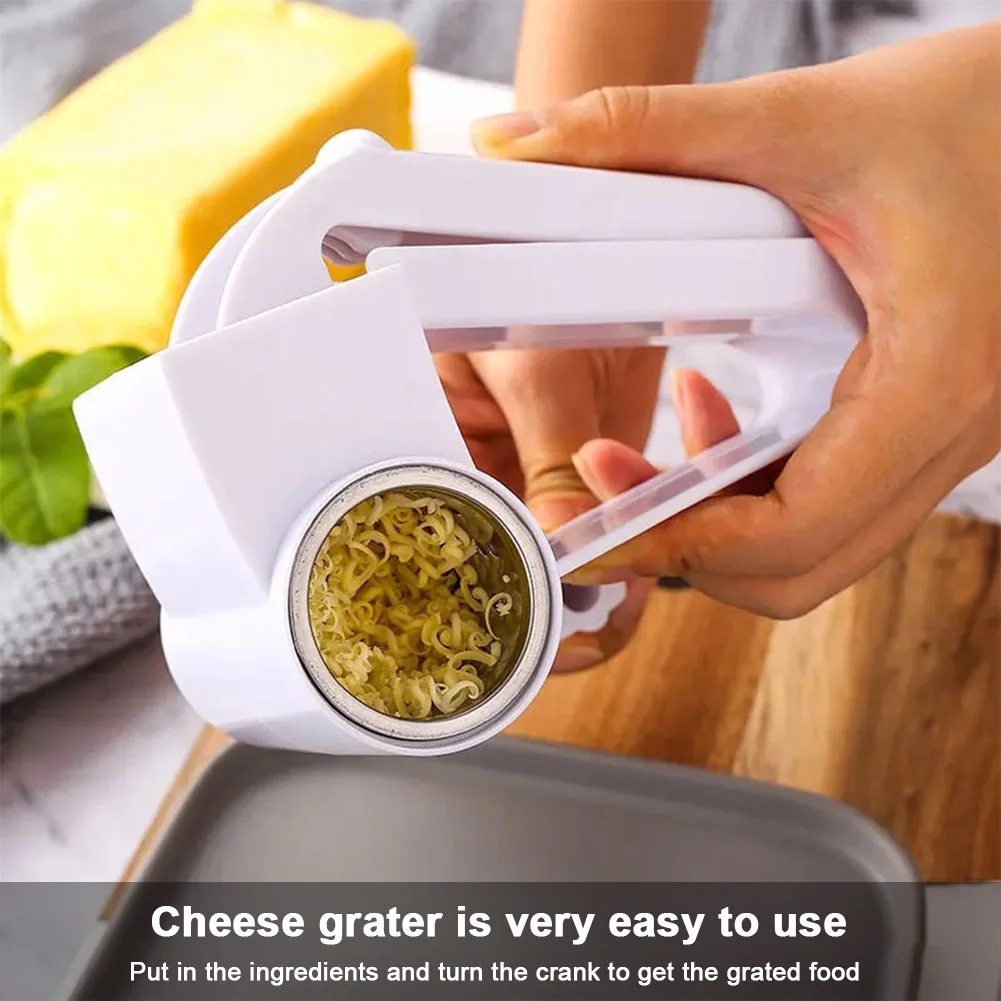 Kitchen Cheese Shredder with Handle Grate Or Shred Hard Cheeses Parmesan Cheese Grater for Hard Chocolate Nuts Vegetables cheese grater kitchen grater