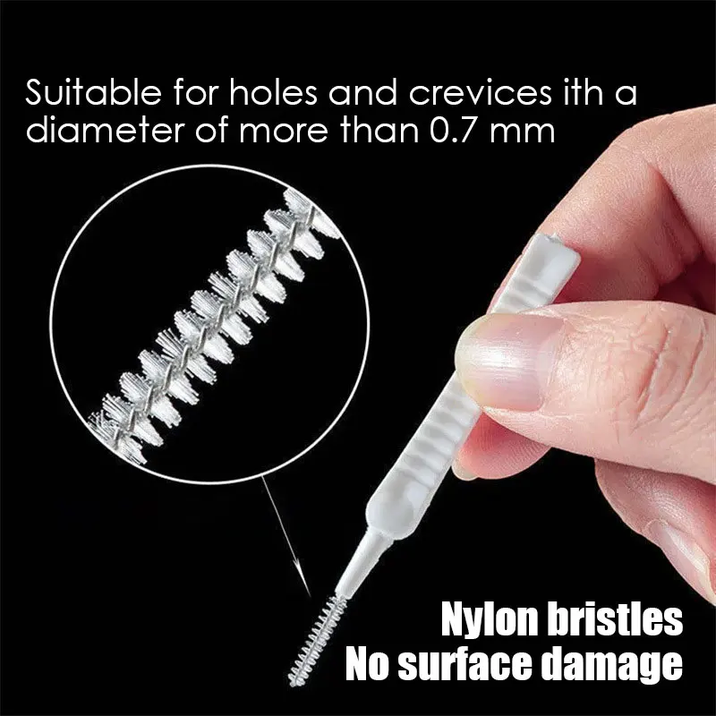 10-Pack Shower Head Cleaning Brush Earphone Accessories Charging Port Cleaning Tools Dust Hole Clean Mini Brush Cleaner Sets 3