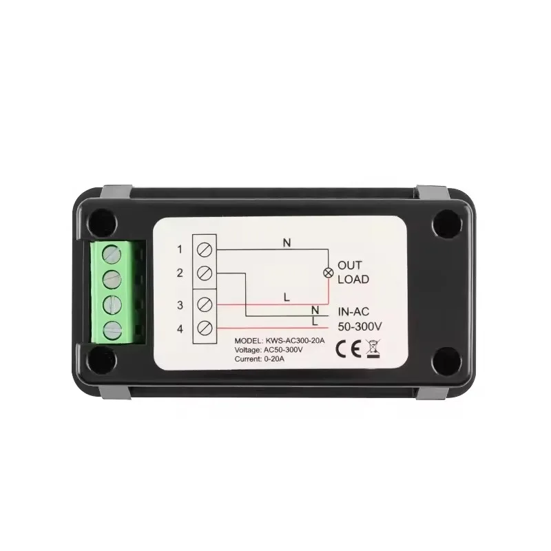 KWS-AC300 Voltmeter Ammeter Power Energy Meter LED Digital AC Wattmeter Electric Meter with Reset Function 0-100A Voltage Meters