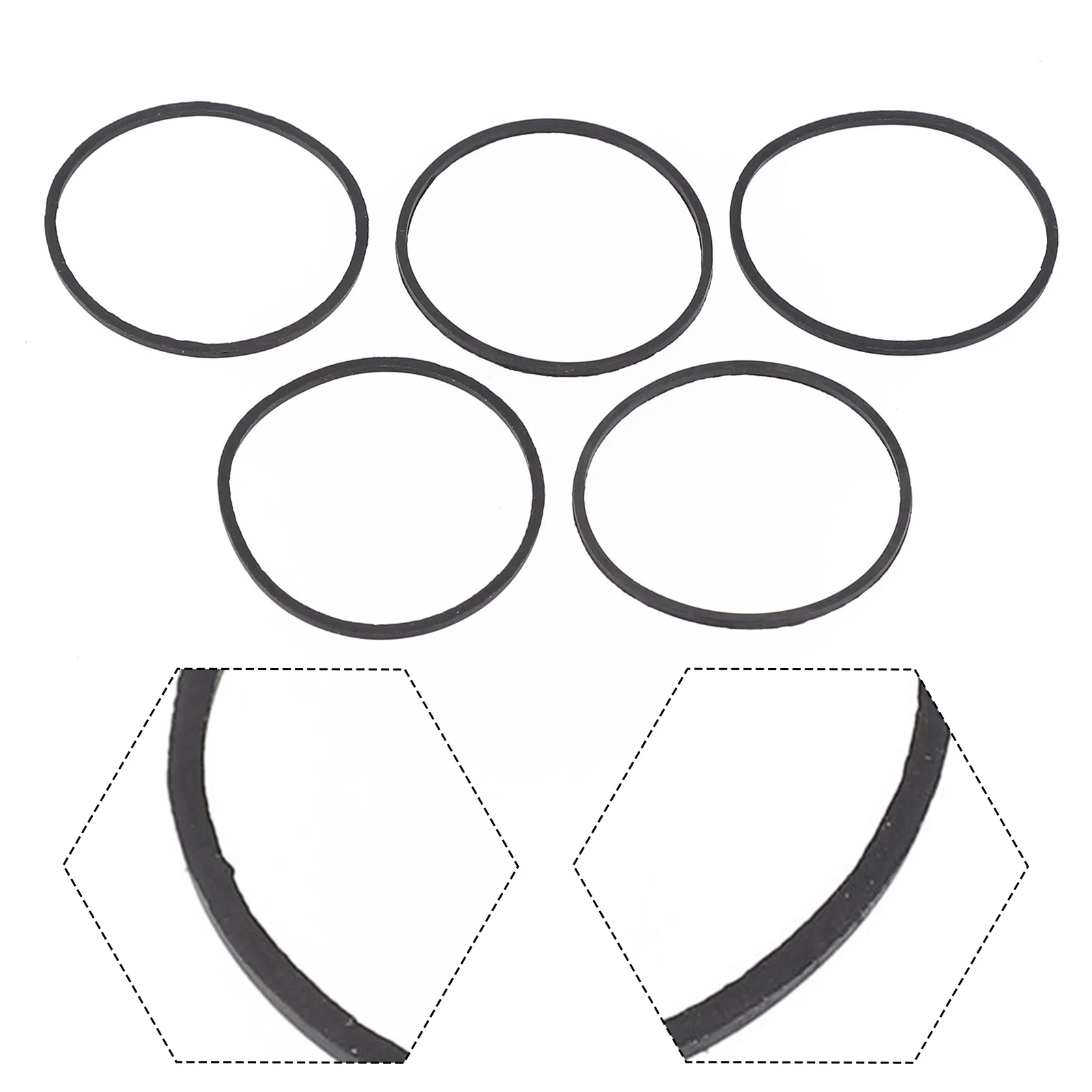 5pcs For Carburetor Float Bowl Gaskets For 693981 280492 Compatible Replacement Rubber Seals Fuel System Maintenance Parts