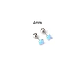 Silver Light Blue4mm