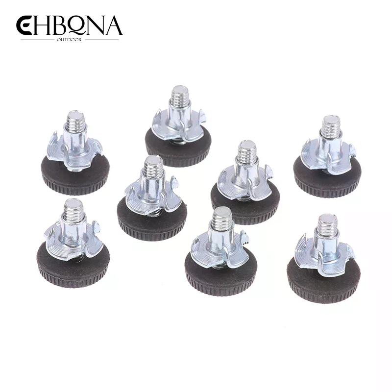 20Pcs M6 스레드 조정 가능한 가구 레벨러 의자 발에 나사 고정 내구성이 뛰어나고 사용하기 쉬운 조정 가능한 가구 발 다리 레벨러