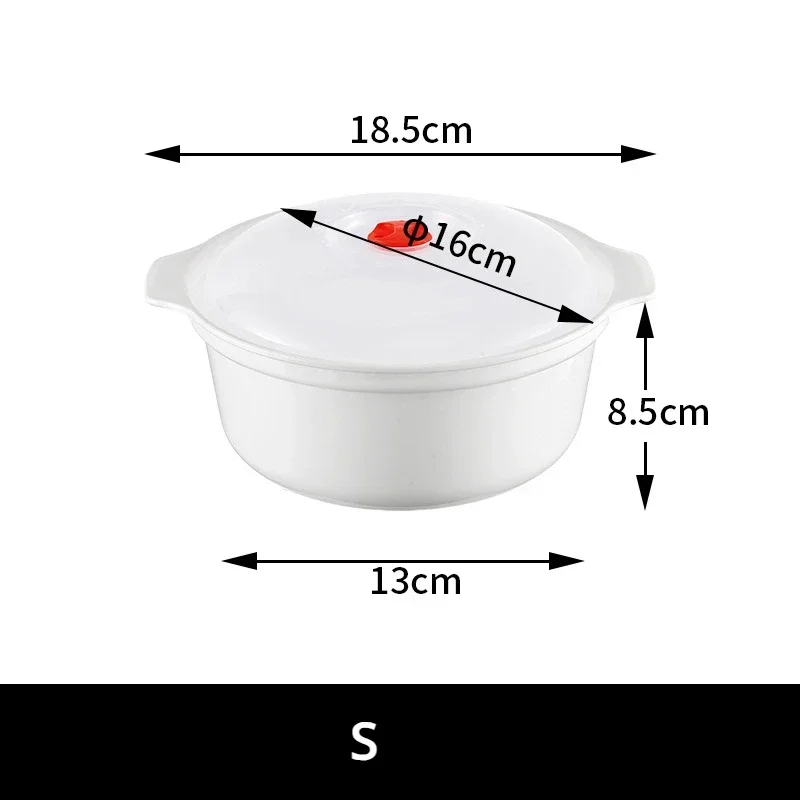 Microwave Oven Special Box Heated Soup Pot Rice Steamed Hot Steamed Buns Lid Eco-friendly Food Grade Kitchen Tool microwave oven box