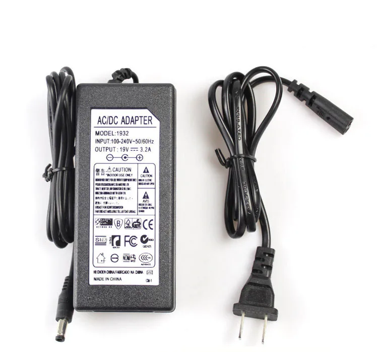 Fiber Fusion Splicer Charger Adapter 21S/22S/27S/38S/SFS-A40 (19V 3.2A) jilong kl 280 300 350 500 optical fiber fusion splicer power adapter ac dc charger adaptor 13 5v 5a made in china