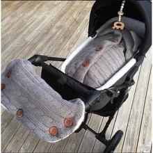 

Baby Swaddle Newborn Knit Blanket with Gloves Stroller Wrap Infant Wrap Sleeping Bag with Thick Fleece Warm Receiving Blankets